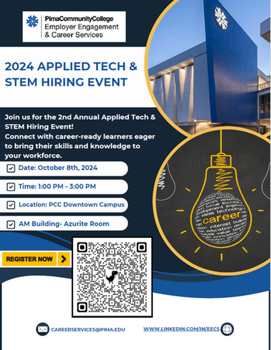 2024 Applied Tech & Stem Hiring Event Oct 8, 2024 Greater Vail Area